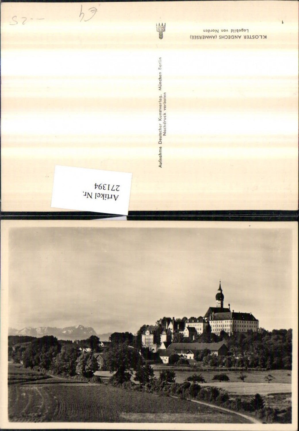 271394, Andechs Monastery on Lake Ammersee