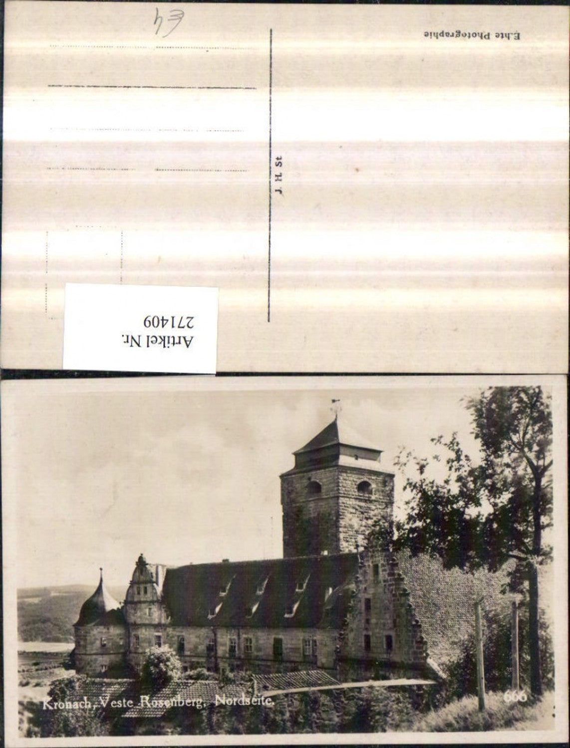 271409,Kronach Veste Festung Rosenberg Nordseite