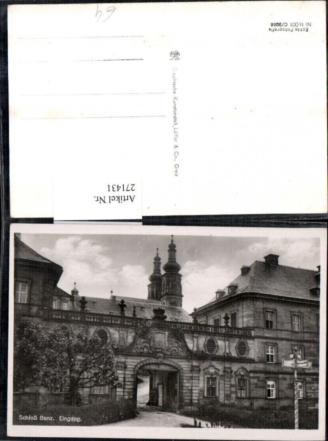 271431,Schloss Banz Eingang