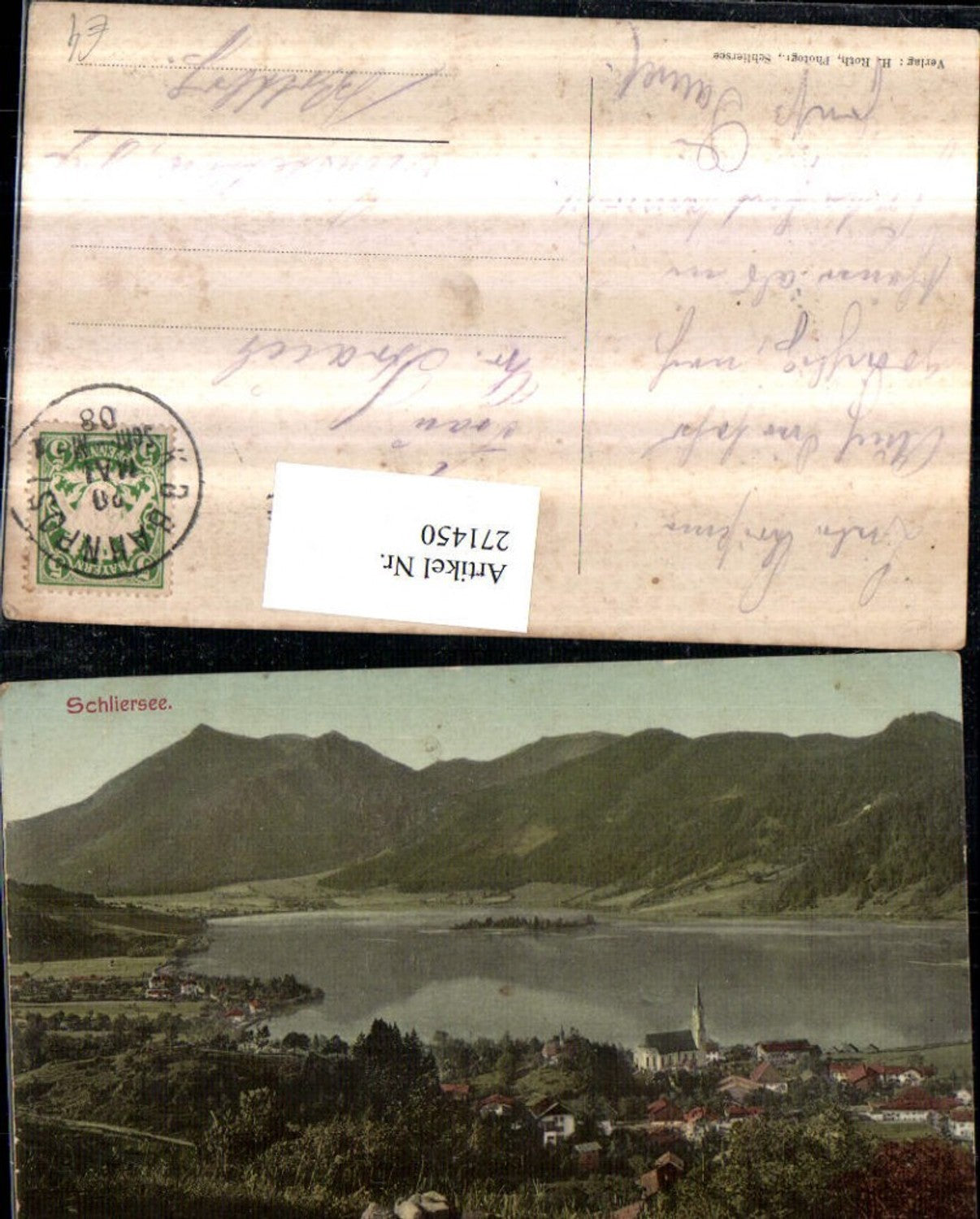 271450,Schliersee Totale Bergkulisse