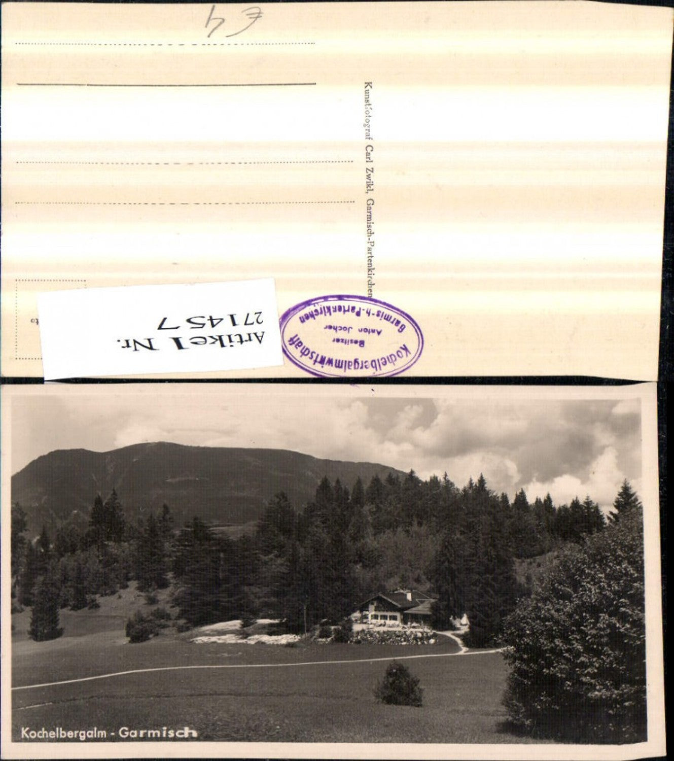 271457,Garmisch Kochelbergalm Bergkulisse