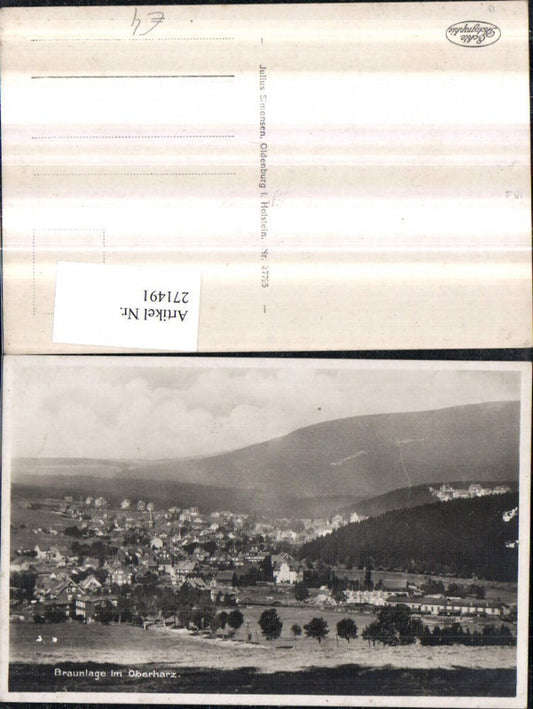 271491,Braunlage im Oberharz Totale
