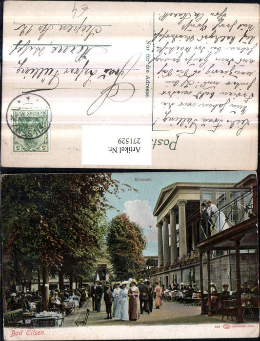 271529,Bad Eilsen Kursaal Gartenterrasse