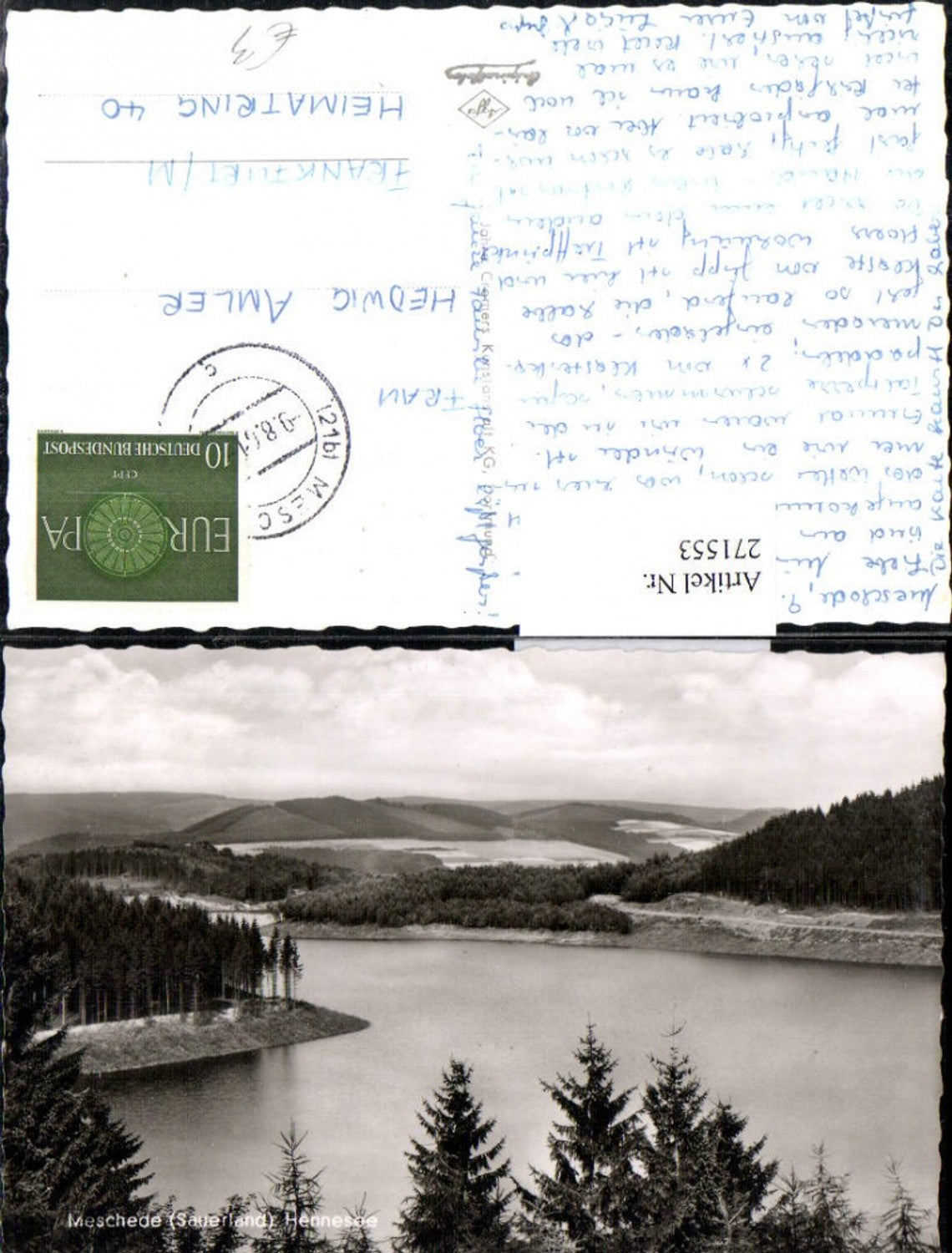 271553,Meschede im Sauerland Hennesee See