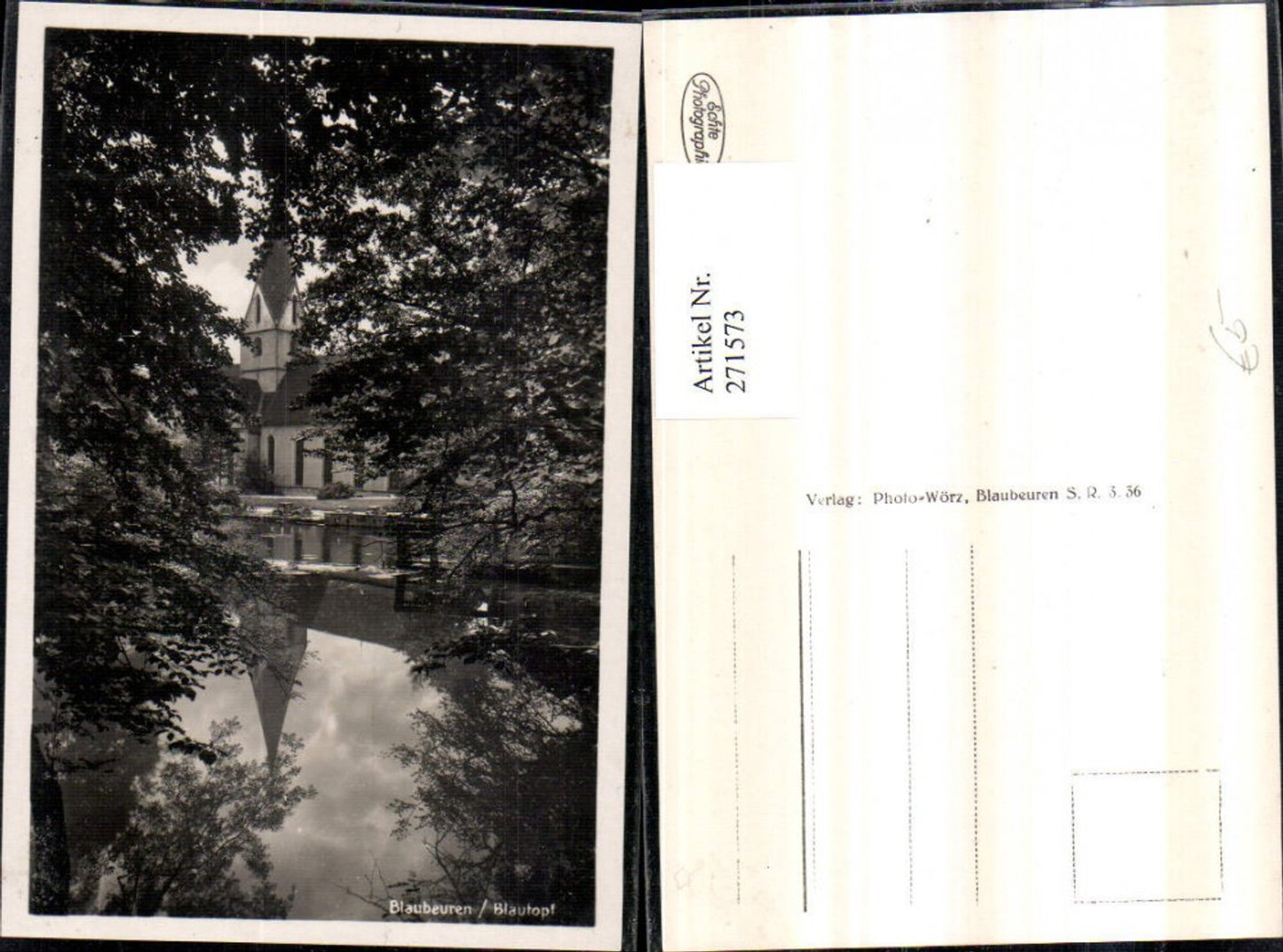 271573,Blaubeuren Blautopf Kirche