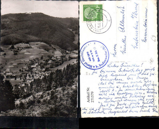 271579, View from Marzell to the Hochblauen near Badenweiler, overall view