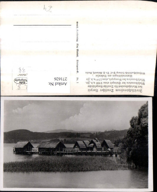 271626, Unteruhldingen am Bodensee Pile dwellings section