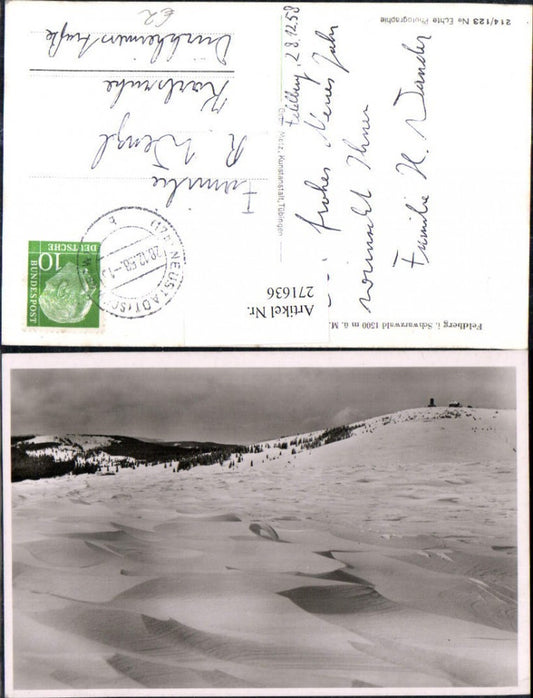 271636, Feldberg in the Black Forest, winter scene