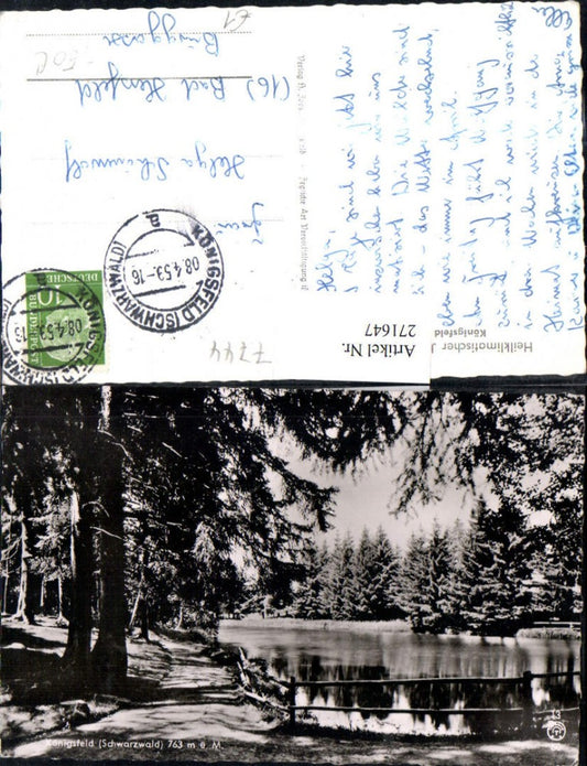 271647, Königsfeld in the Black Forest, Pond area
