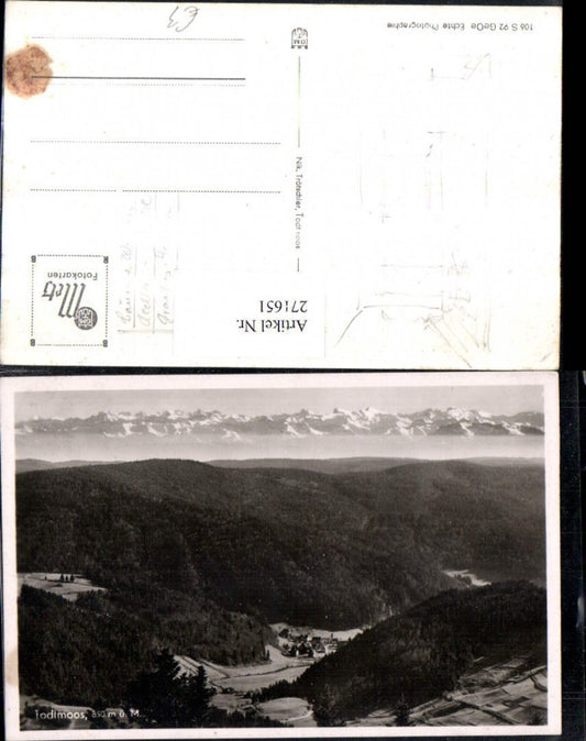 271651, Todtmoos Total mountain scenery