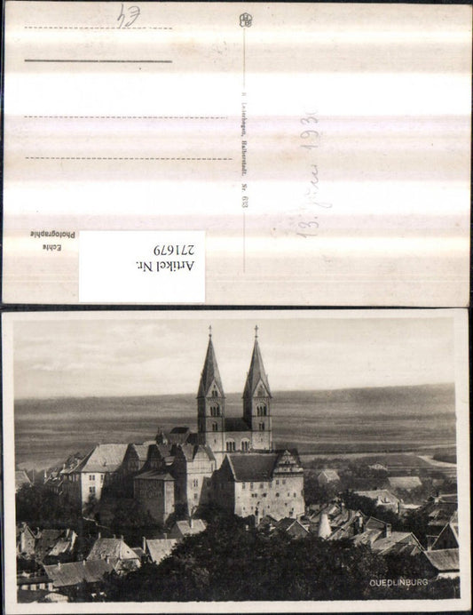 271679,Quedlingburg Teilansicht Kirche