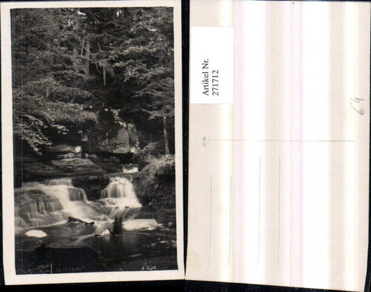 271712,Monbach b. Neuhausen im Enzkreis Wasserfall Partie