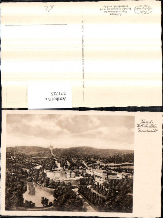 271725,Kassel Wilhelmshöhe Schloss Totale