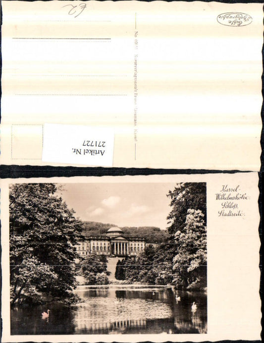 271727,Kassel Wilhelmshöhe Schloss Stadtseite