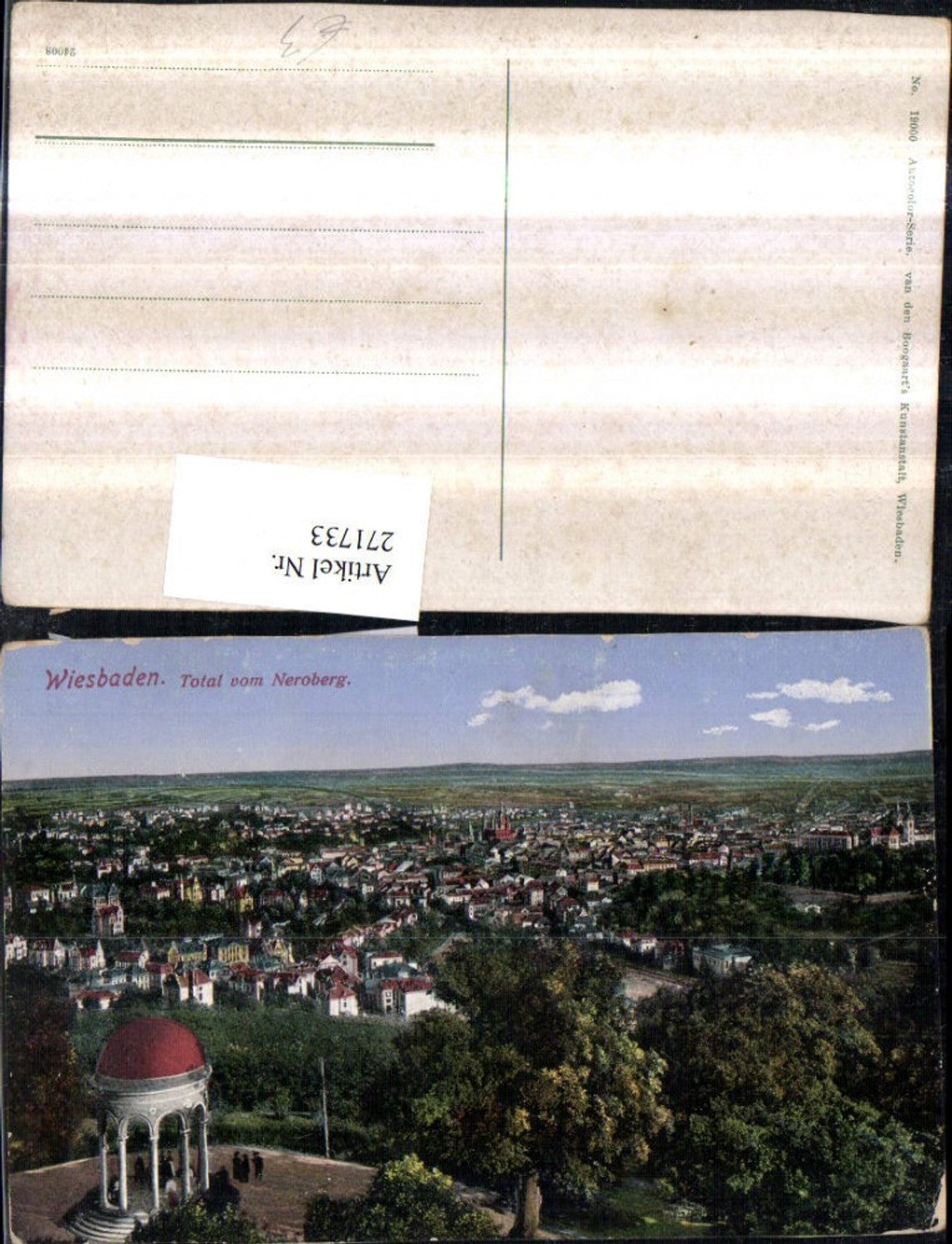 271733,Wiesbaden Totale vom Neroberg Tempel