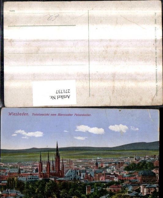 271737,Wiesbaden Totale vom Bierstadter Felsenkeller