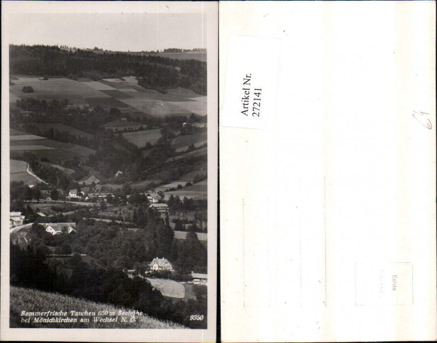 272141,Tauchen b. Mönichkirchen am Wechsel Totale
