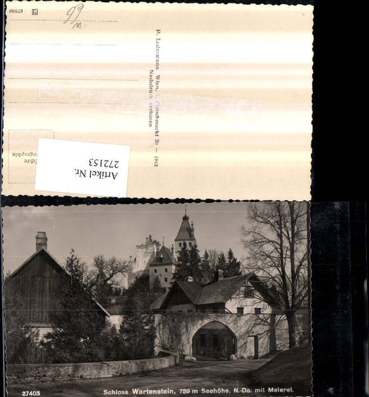 272153,Schloss Wartenstein b. Raach am Hochgebirge m. Meierei