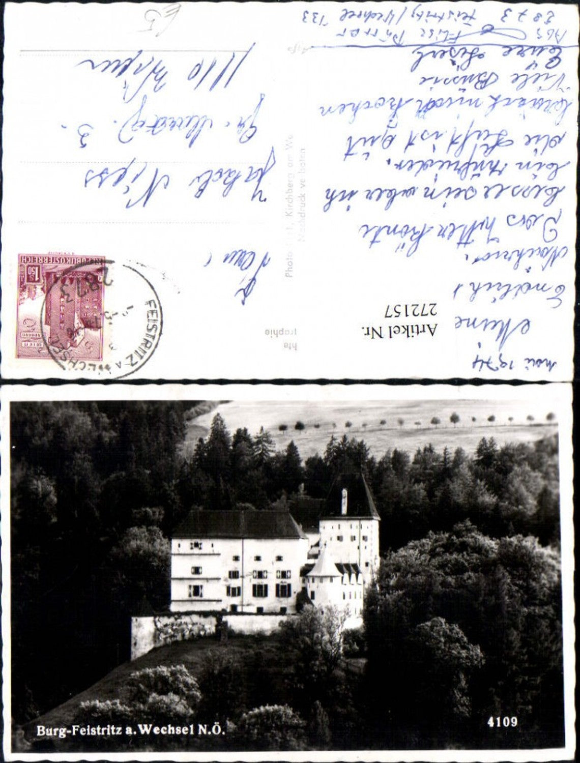272157,Burg Feistritz am Wechsel