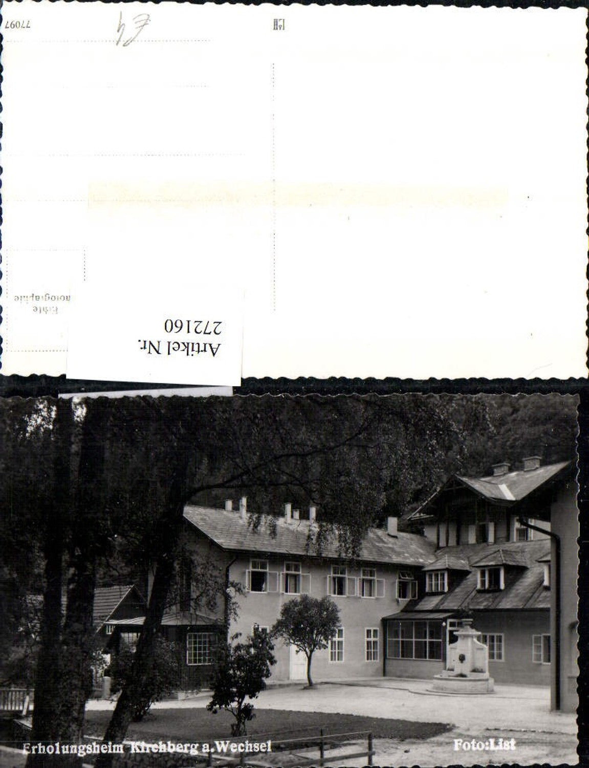 272160,Kirchberg am Wechsel Erholungsheim