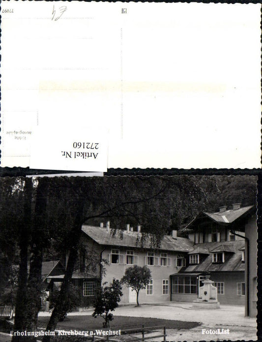 272160,Kirchberg am Wechsel Erholungsheim