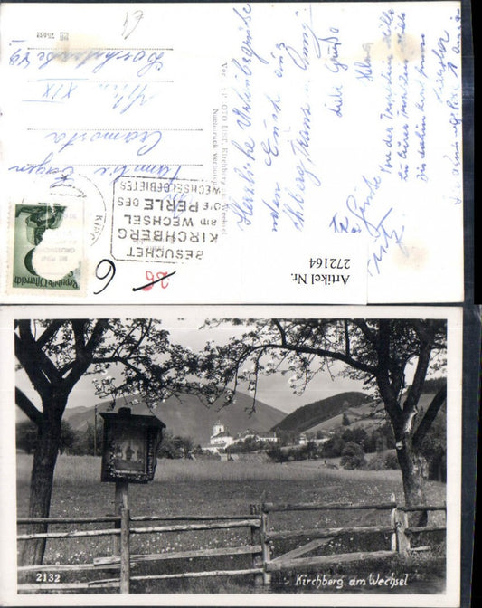 272164,Blick auf Kirchberg am Wechsel Bildstöckl