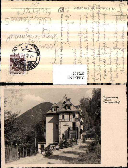 272197,Semmering Heim Sonnwendhof