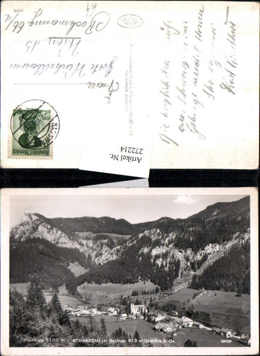 272214,Schwarzau im Gebirge Totale m. Falkenstein