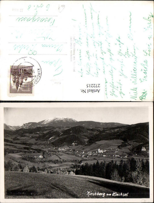 272215,Kirchberg am Wechsel Totale Bergkulisse