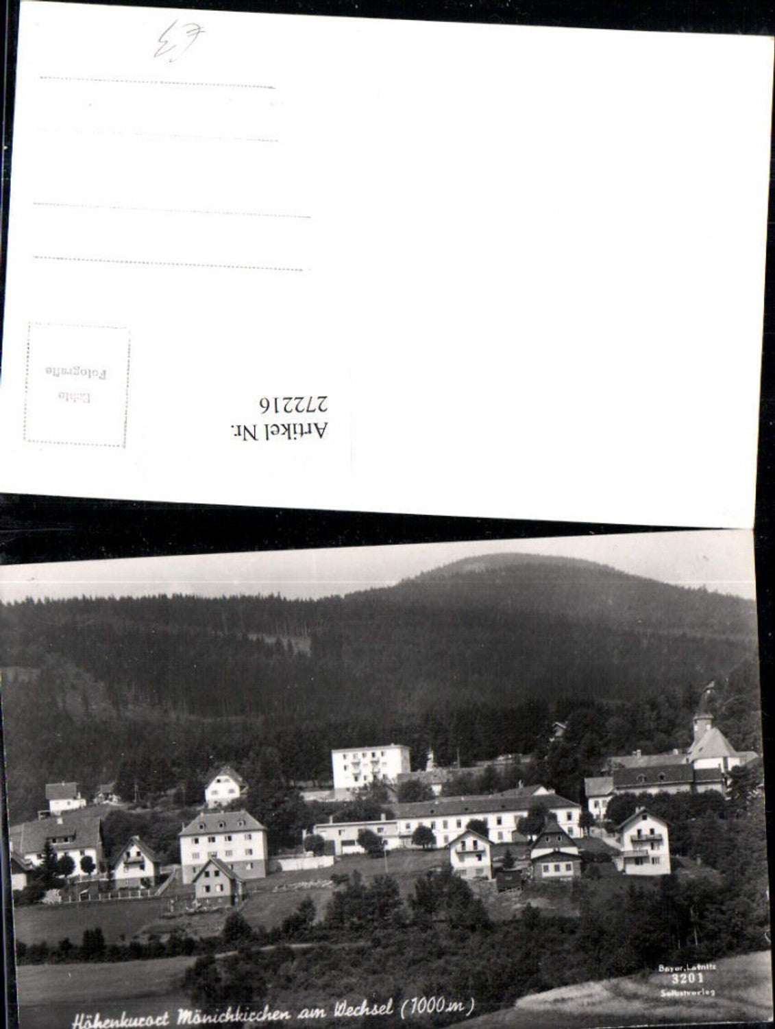 272216,Mönichkirchen am Wechsel Totale