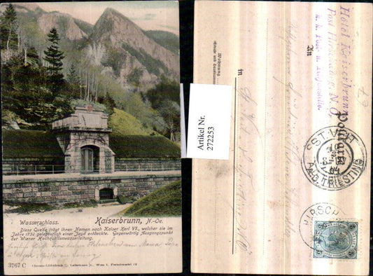 272253,Kaiserbrunn b. Reichenau Wasserschloss
