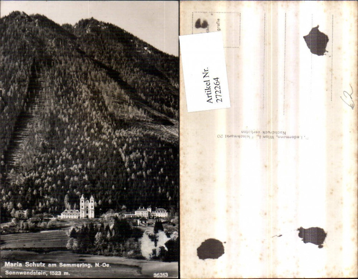 272264,Maria Schutz am Semmering m. Sonnwendstein