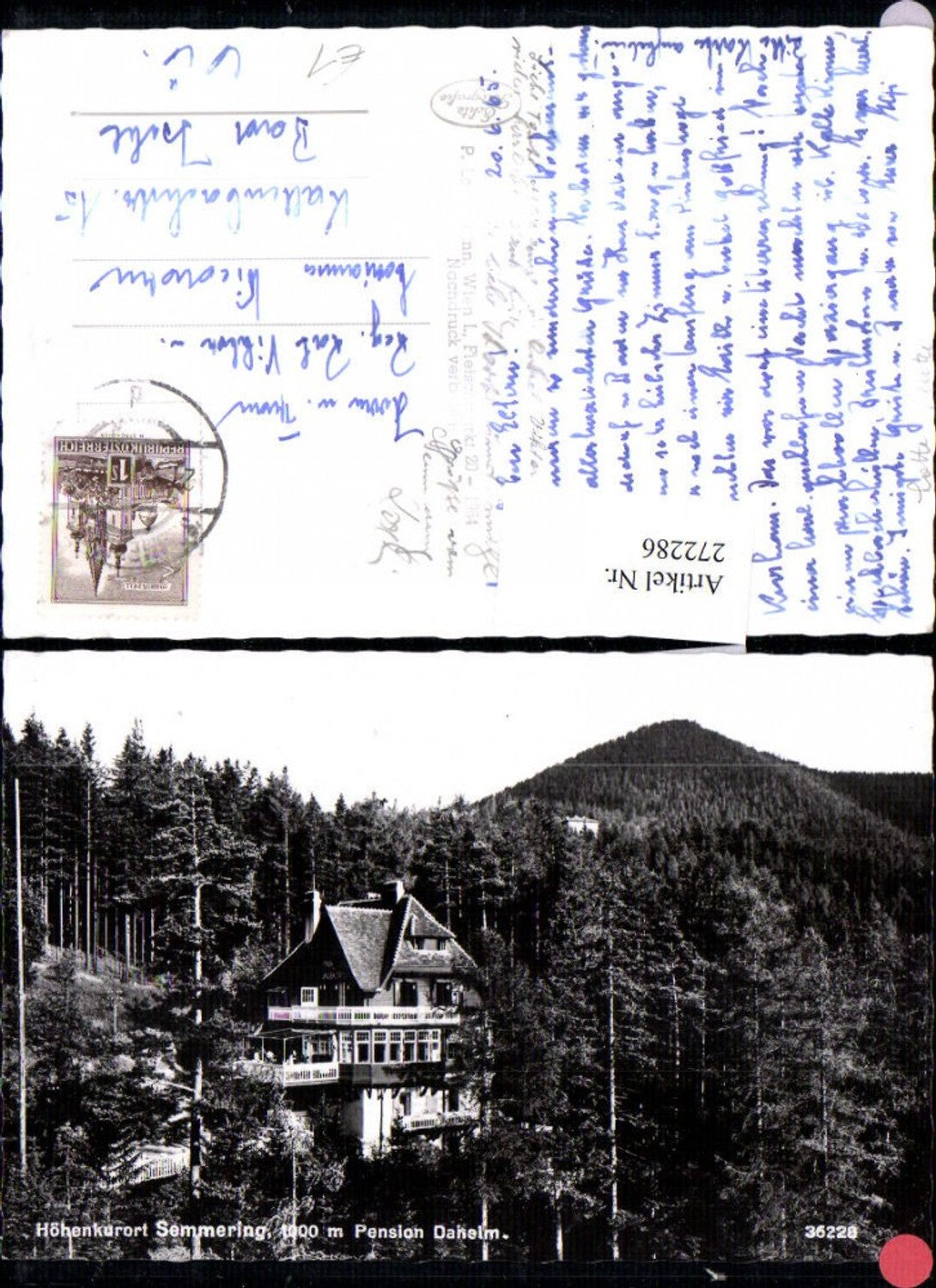272286,Semmering Pension Daheim