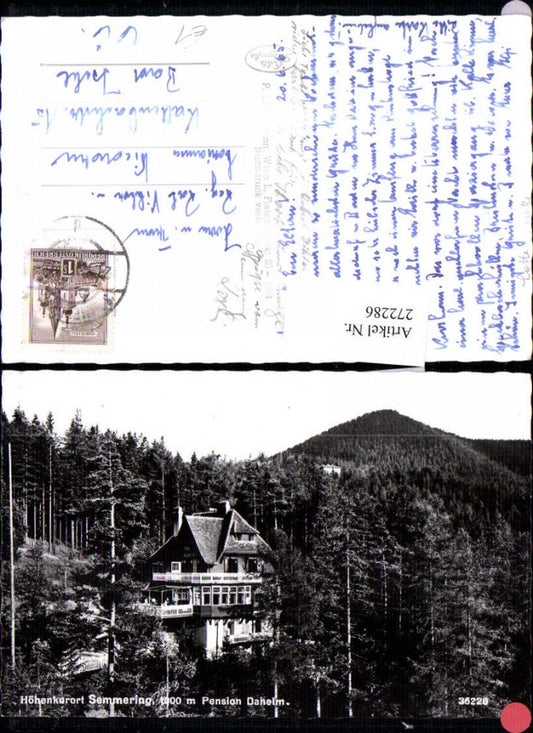 272286,Semmering Pension Daheim