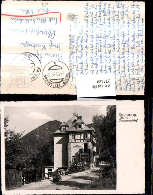 272289,Semmering Heim Sonnwendhof