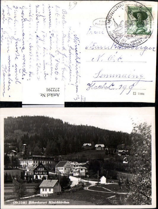 272291,Mönichkirchen Teilansicht Alpenhotel Lang