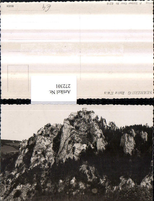 272301,Semmering Ruine Klaus