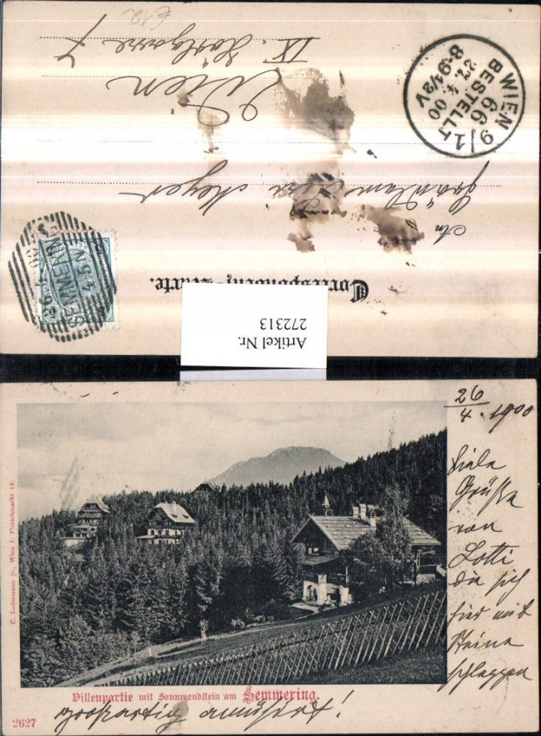 272313,Semmering Villenpartie m. Sonnwendstein