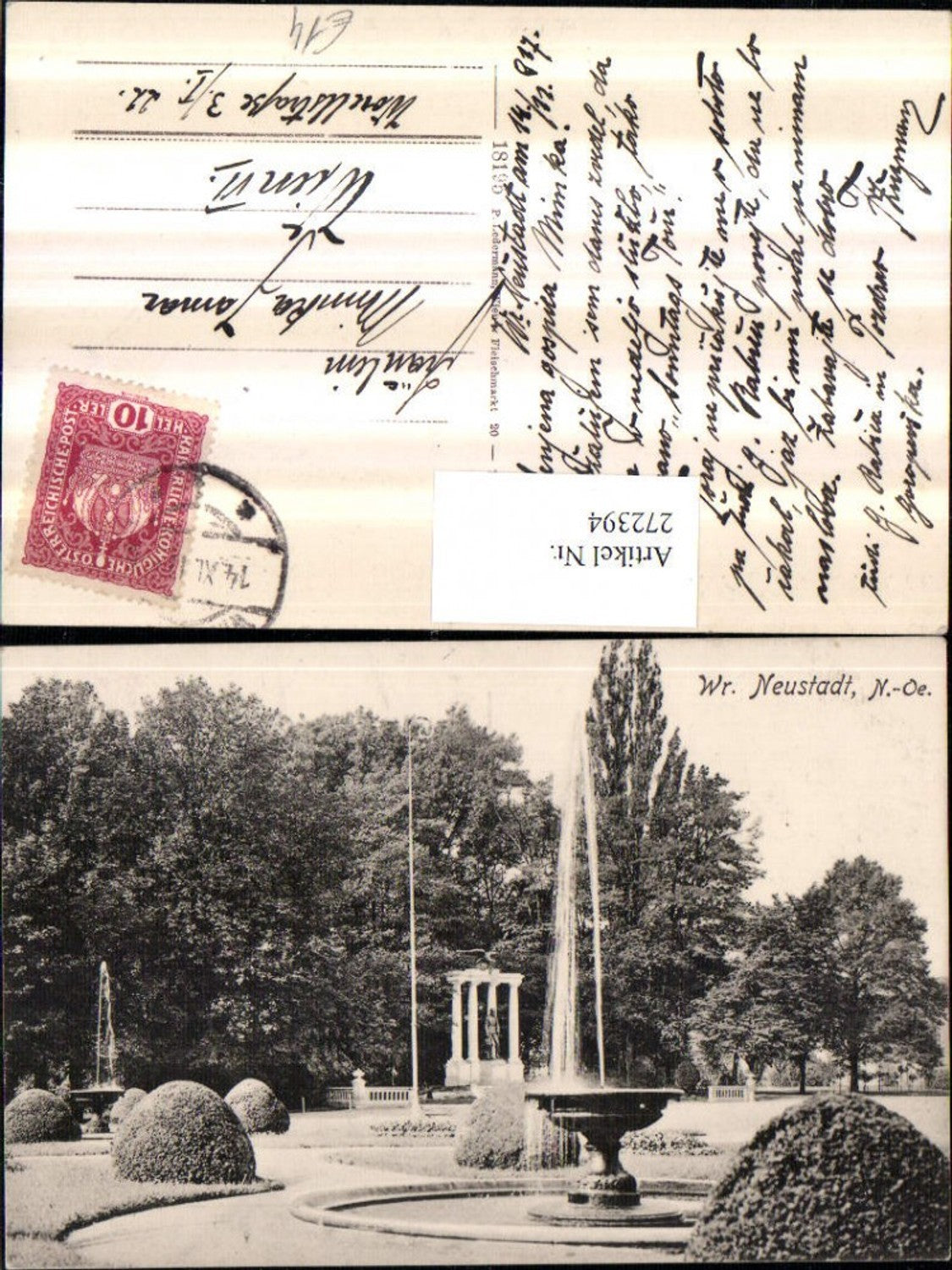 Alte Ansichtskarte – Old Postcard