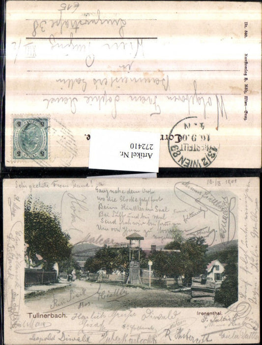 272410,Tullnerbach im Irenenthal Straßenansicht