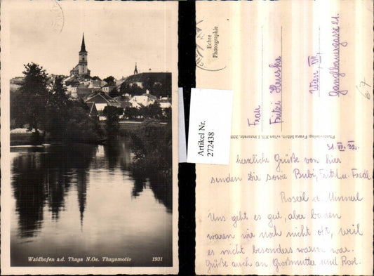 272438,Waidhofen an d. Thaya Teilansicht Kirche Partie