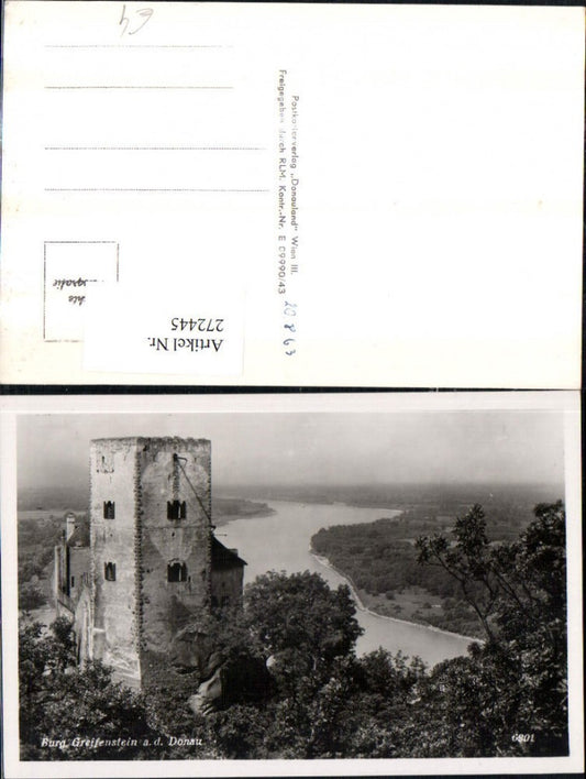 272445,Burg Ruine Greifenstein an d. Donau