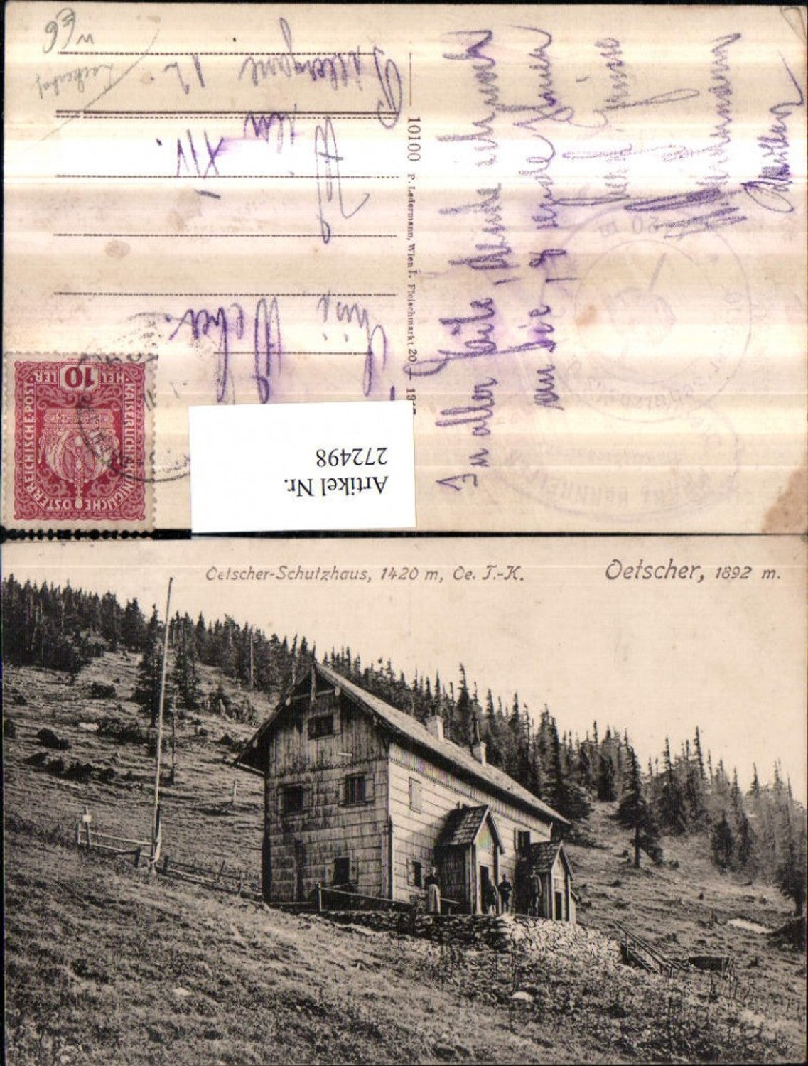 272498,Ötscher Schutzhaus b. Lackenhof