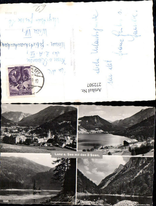 272507,Lunz am See Totale Lunzersee Obersee Mehrbildkarte