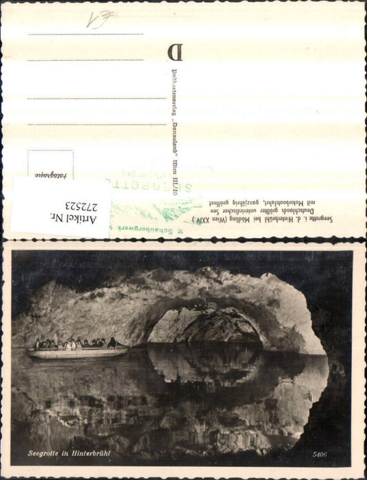 272523,Seegrotte in Hinterbrühl b. Mödling Boot