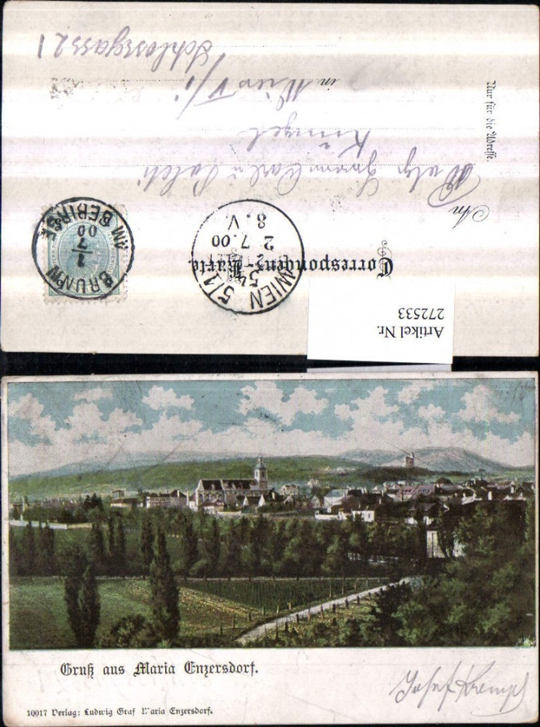 272533,Gruß aus Maria Enzersdorf Totale