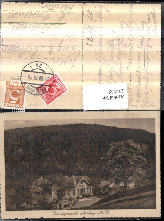 272535,Wassergspreng b. Mödling Kutsche