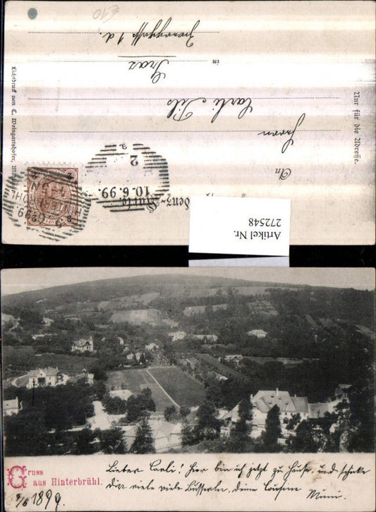 272548,Gruß aus Hinterbrühl b. Mödling Totale