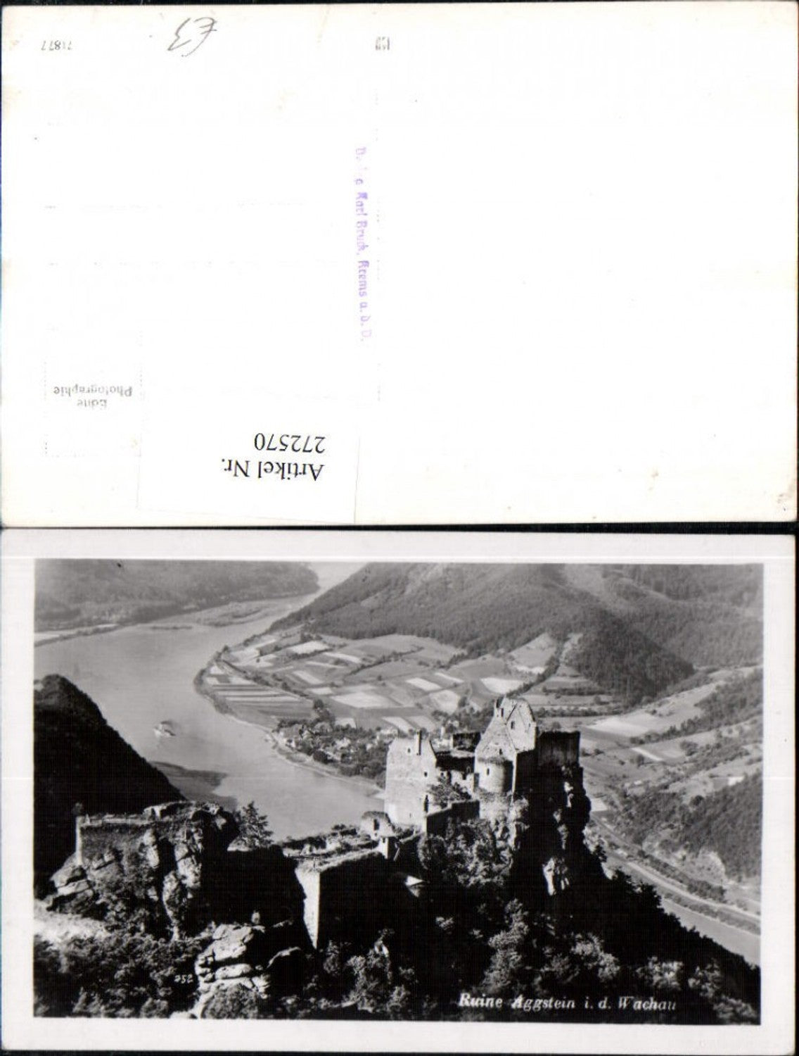 272570,Ruine Aggstein in d. Wachau