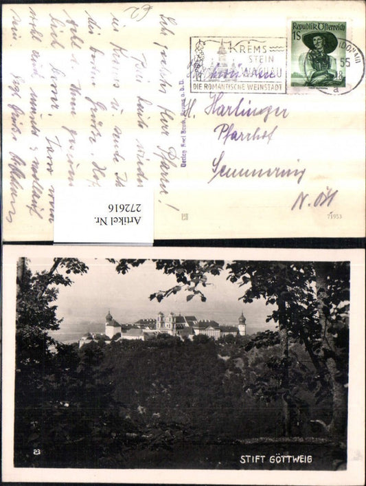 272616,Stift Göttweig b. Furth